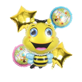 Set aranjament bundle 5 baloane folie Albinuta