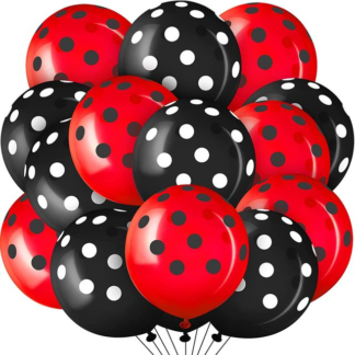 Set aranjament bundle 14 baloane latex 30 cm model Buburuza