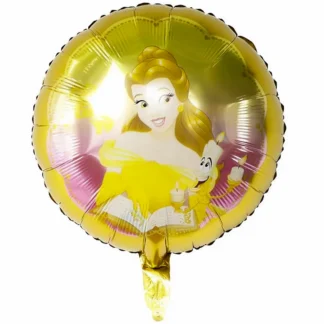 Balon folie Belle (Frumoasa si Bestia), rotund, 45 cm