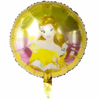 Balon folie Belle (Frumoasa si Bestia), rotund, 45 cm
