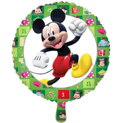 Balon folie Mickey, double sided, rotund, 45 cm - imagine 3