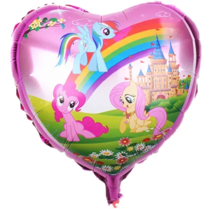 Balon folie My Little Pony, inimioara, 45 cm