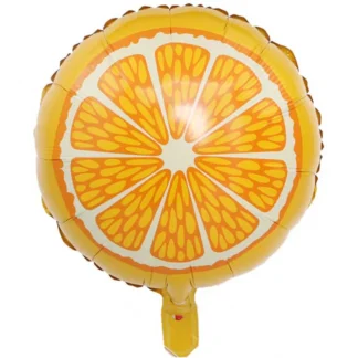 Balon folie Portocala, rotund, 45 cm