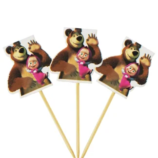 Set 10 scobitori Masha si Ursul