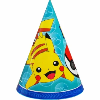 Set Coifuri Petrecere Copii Pokemon (6 coifuri)