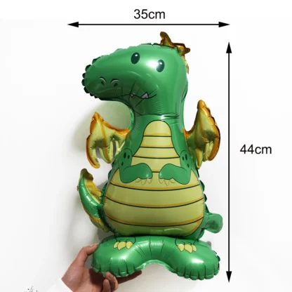 Balon folie figurina Dragon, 44 x 30 cm - imagine 2
