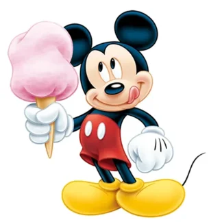 Sticker Mickey cu inghetata 20x30 cm