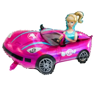 Balon folie figurina Masina Barbie, 80 x 55 cm
