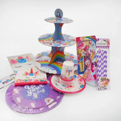 Set Petrecere Unicorn 48 de piese