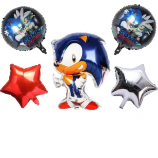Set aranjament bundle 5 baloane folie Sonic model 3