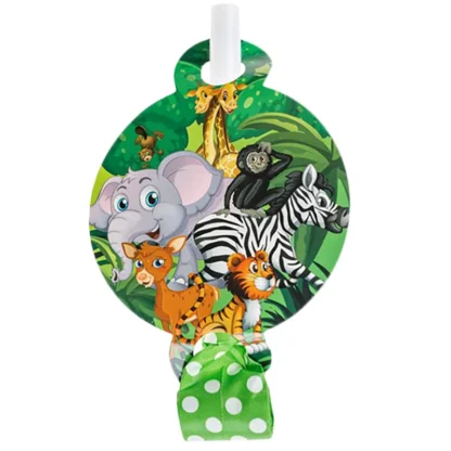 Set 6 suflatori Jungle Party - imagine 2