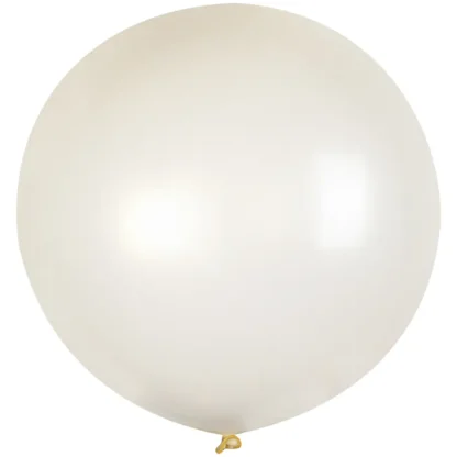 Balon Jumbo Transparent, rotund, 90 cm