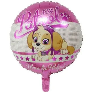 Balon folie Skye / Patrula Catelusilor, rotund, 45 cm