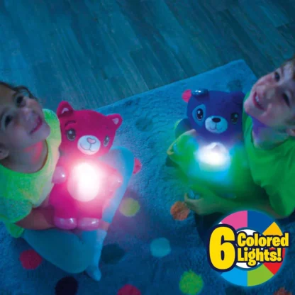 Jucarie de plus Ursulet Star Belly Dream Lites, cu proiectie de stele stralucitoare in 6 culori - imagine 11