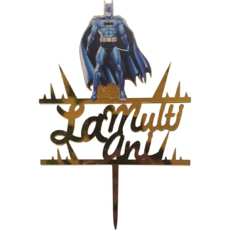 Topper Tort La Multi Ani cu Batman