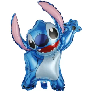 Balon Stitch Urias, Umflare cu Heliu sau Aer, Folie Mylar, Albastru, 80 cm