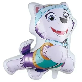 Balon Everest din Patrula Catelusilor, Umflare cu Aer sau Heliu, Folie Mylar, 63 cm