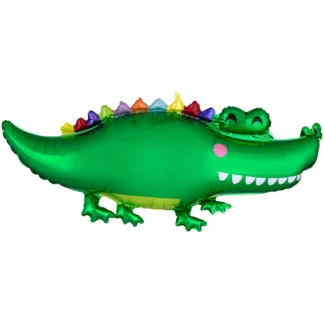 Balon folie figurina Crocodil, 100 cm, verde