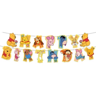 Ghirlanda Happy Birthday, cu Winnie