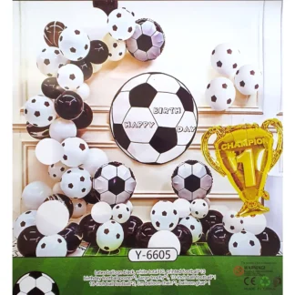 Arcada cu tematica Fotbal, 43 de baloane, banner si accesorii
