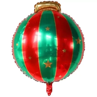 Balon folie Glob Craciun, 60 x 52 cm
