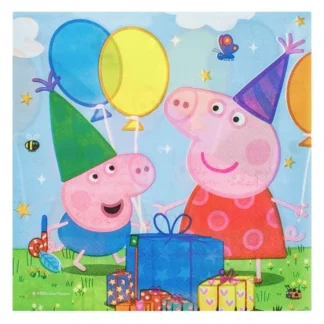 Set 12 servetele Peppa