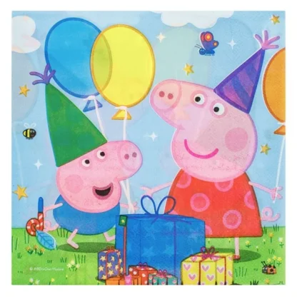 Set 12 servetele Peppa