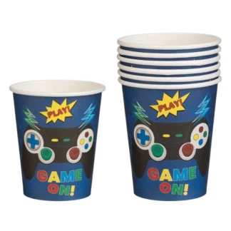 Set 6 pahare de petrecere Game On