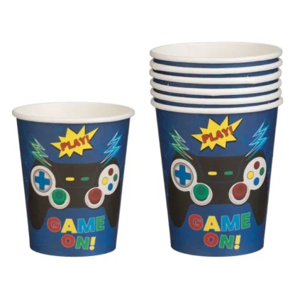 Set 6 pahare de petrecere Game On