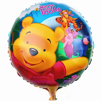Balon folie Winnie The Pooh, Rotund, 45 cm
